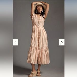 Midi style striped dress